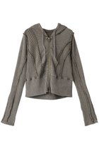 【メゾンスペシャル/MAISON SPECIAL】のRibbed Short Hoodie/リブショートフードパーカー BRN(ブラウン)|ID: prp329100004055799 ipo3291000000035791575