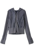 【メゾンスペシャル/MAISON SPECIAL】のRibbed Short Hoodie/リブショートフードパーカー BLU(ブルー)|ID: prp329100004055799 ipo3291000000036829975