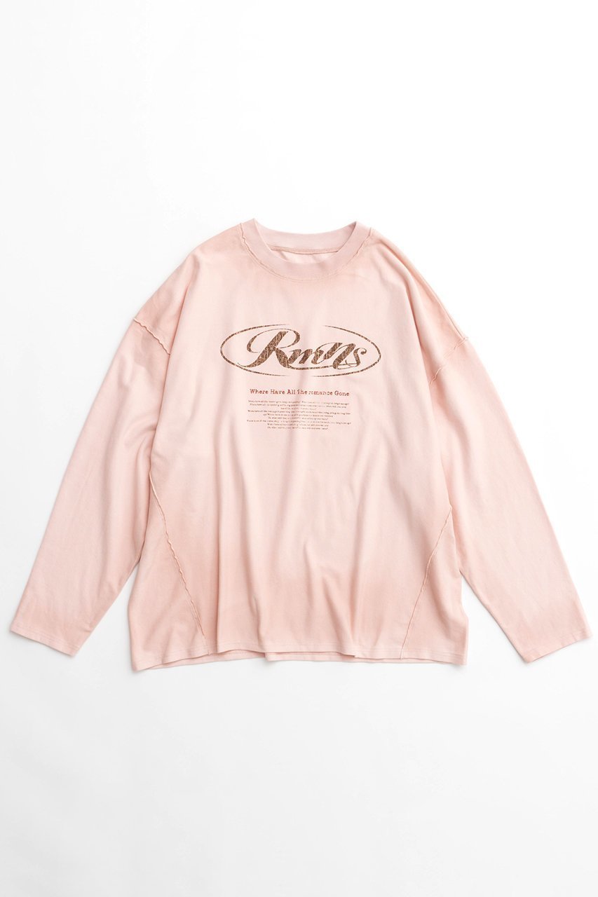 【メゾンスペシャル/MAISON SPECIAL】のEdge Gradient Long Sleeve T-shirt/エッジグラデーションロンTEE インテリア・キッズ・メンズ・レディースファッション・服の通販 founy(ファニー) 　ファッション　Fashion　レディースファッション　WOMEN　トップス・カットソー　Tops/Tshirt　シャツ/ブラウス　Shirts/Blouses　ロング / Tシャツ　T-Shirts　カットソー　Cut and Sewn　ヴィンテージ　Vintage　クラッシュ　Crash　スリーブ　Sleeve　セットアップ　Set Up　デニム　Denim　プリント　Print　ミニスカート　Mini Skirt　ラバー　Rubber　ルーズ　Loose　レース　Race　ロング　Long　おすすめ　Recommend　PNK(ピンク)|ID: prp329100004055800 ipo3291000000027306509