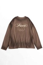 【メゾンスペシャル/MAISON SPECIAL】のEdge Gradient Long Sleeve T-shirt/エッジグラデーションロンTEE BRN(ブラウン)|ID:prp329100004055800