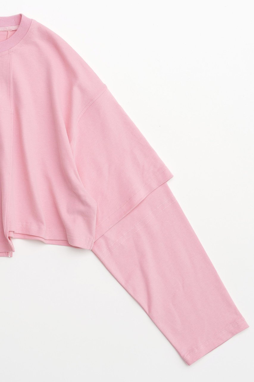 【メゾンスペシャル/MAISON SPECIAL】のBlock Stitch Tops/ブロックステッチトップス 人気、トレンドファッション・服の通販 founy(ファニー) 　ファッション　Fashion　レディースファッション　Fashion for Women　トップス・カットソー　Cut & Sew Tops　シャツ・ブラウス・オフィスカジュアル　Elegant Blouses & Button-Ups　ロングTシャツ・Tシャツ　Longline T-Shirts & Tees　カットソー・ベーシックTシャツ　Cut-and-Sewn Tops / Stretch Tees & Basics　カットソー　Cut and Sewn Top　コンパクト　Compact, Small Size　スリーブ　Sleeve, Long Sleeve / Short Sleeve　バランス　Balance, Style Balance　ロング　Long, Long-Length　other-2|ID: prp329100004055801 ipo3291000000032917658