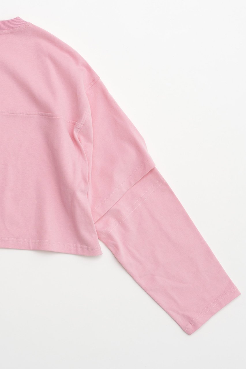 【メゾンスペシャル/MAISON SPECIAL】のBlock Stitch Tops/ブロックステッチトップス 人気、トレンドファッション・服の通販 founy(ファニー) 　ファッション　Fashion　レディースファッション　Fashion for Women　トップス・カットソー　Cut & Sew Tops　シャツ・ブラウス・オフィスカジュアル　Elegant Blouses & Button-Ups　ロングTシャツ・Tシャツ　Longline T-Shirts & Tees　カットソー・ベーシックTシャツ　Cut-and-Sewn Tops / Stretch Tees & Basics　カットソー　Cut and Sewn Top　コンパクト　Compact, Small Size　スリーブ　Sleeve, Long Sleeve / Short Sleeve　バランス　Balance, Style Balance　ロング　Long, Long-Length　other-5|ID: prp329100004055801 ipo3291000000032917692