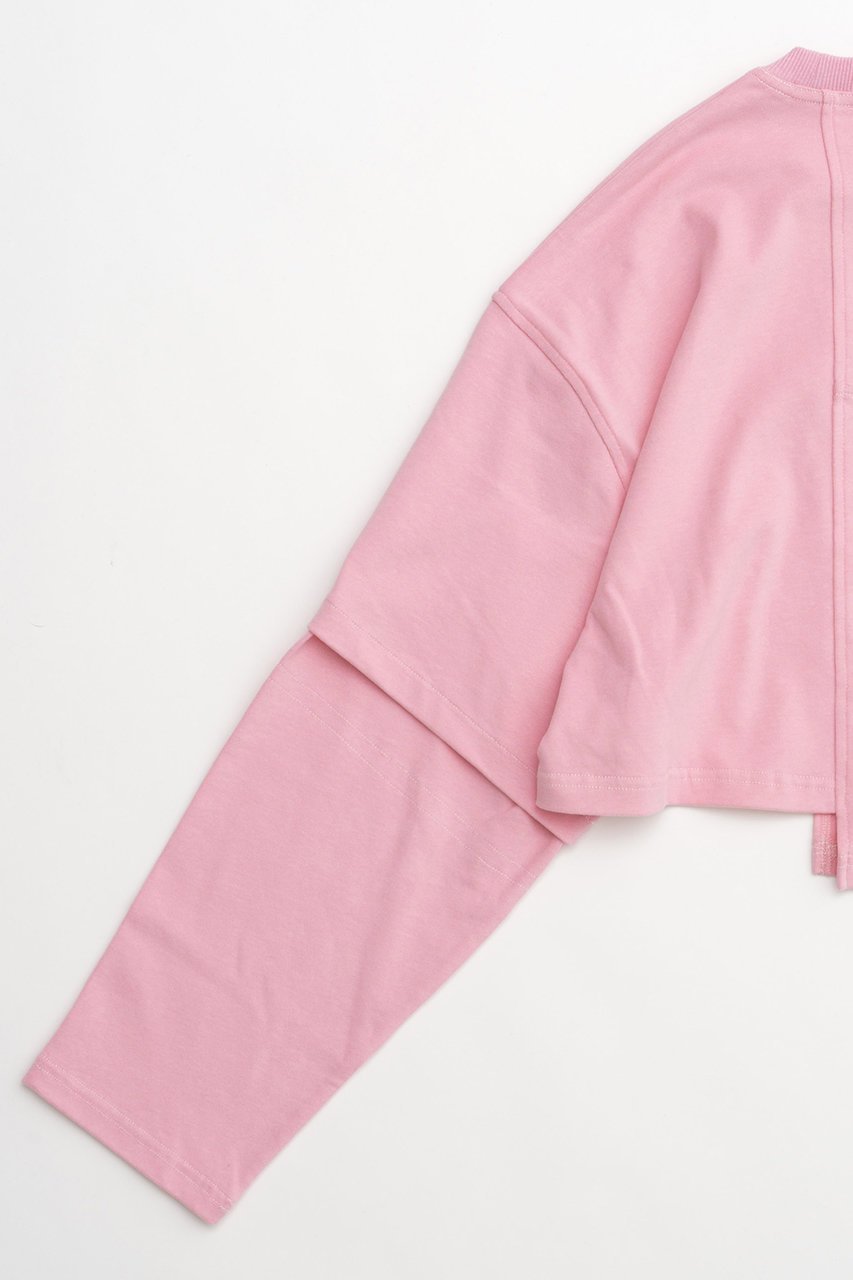 【メゾンスペシャル/MAISON SPECIAL】のBlock Stitch Tops/ブロックステッチトップス 人気、トレンドファッション・服の通販 founy(ファニー) 　ファッション　Fashion　レディースファッション　Fashion for Women　トップス・カットソー　Cut & Sew Tops　シャツ・ブラウス・オフィスカジュアル　Elegant Blouses & Button-Ups　ロングTシャツ・Tシャツ　Longline T-Shirts & Tees　カットソー・ベーシックTシャツ　Cut-and-Sewn Tops / Stretch Tees & Basics　カットソー　Cut and Sewn Top　コンパクト　Compact, Small Size　スリーブ　Sleeve, Long Sleeve / Short Sleeve　バランス　Balance, Style Balance　ロング　Long, Long-Length　other-6|ID: prp329100004055801 ipo3291000000032917702