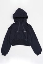 【メゾンスペシャル/MAISON SPECIAL】のShort Hoodie/ショートフーディ 人気、トレンドファッション・服の通販 founy(ファニー) ファッション Fashion レディースファッション WOMEN トップス・カットソー Tops/Tshirt シャツ/ブラウス Shirts/Blouses パーカ Sweats ロング / Tシャツ T-Shirts スウェット Sweat カットソー Cut and Sewn なめらか Smooth シンプル Simple フロント Front ポケット Pocket 再入荷 Restock/Back In Stock/Re Arrival thumbnail NVY(ネイビー)|ID: prp329100004055802 ipo3291000000027306518