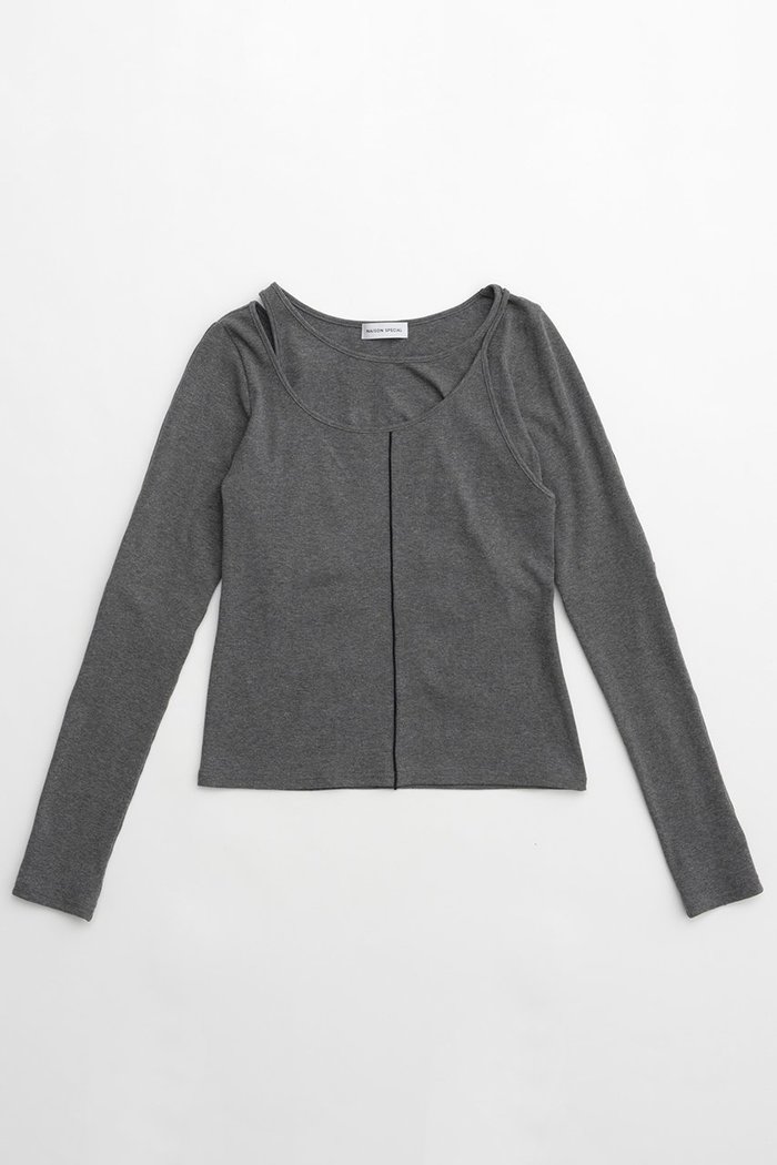 【メゾンスペシャル/MAISON SPECIAL】のRandom Cut Tops/ランダムカットトップス インテリア・キッズ・メンズ・レディースファッション・服の通販 founy(ファニー) https://founy.com/ ファッション Fashion レディースファッション Fashion for Women トップス・カットソー Cut & Sew Tops シャツ・ブラウス・オフィスカジュアル Elegant Blouses & Button-Ups ロングTシャツ・Tシャツ Longline T-Shirts & Tees カットソー・ベーシックTシャツ Cut-and-Sewn Tops / Stretch Tees & Basics カットソー Cut and Sewn Top スリーブ Sleeve, Long Sleeve / Short Sleeve ドッキング Docking, Mixed Material ロング Long, Long-Length |ID: prp329100004055804 ipo3291000000032895578