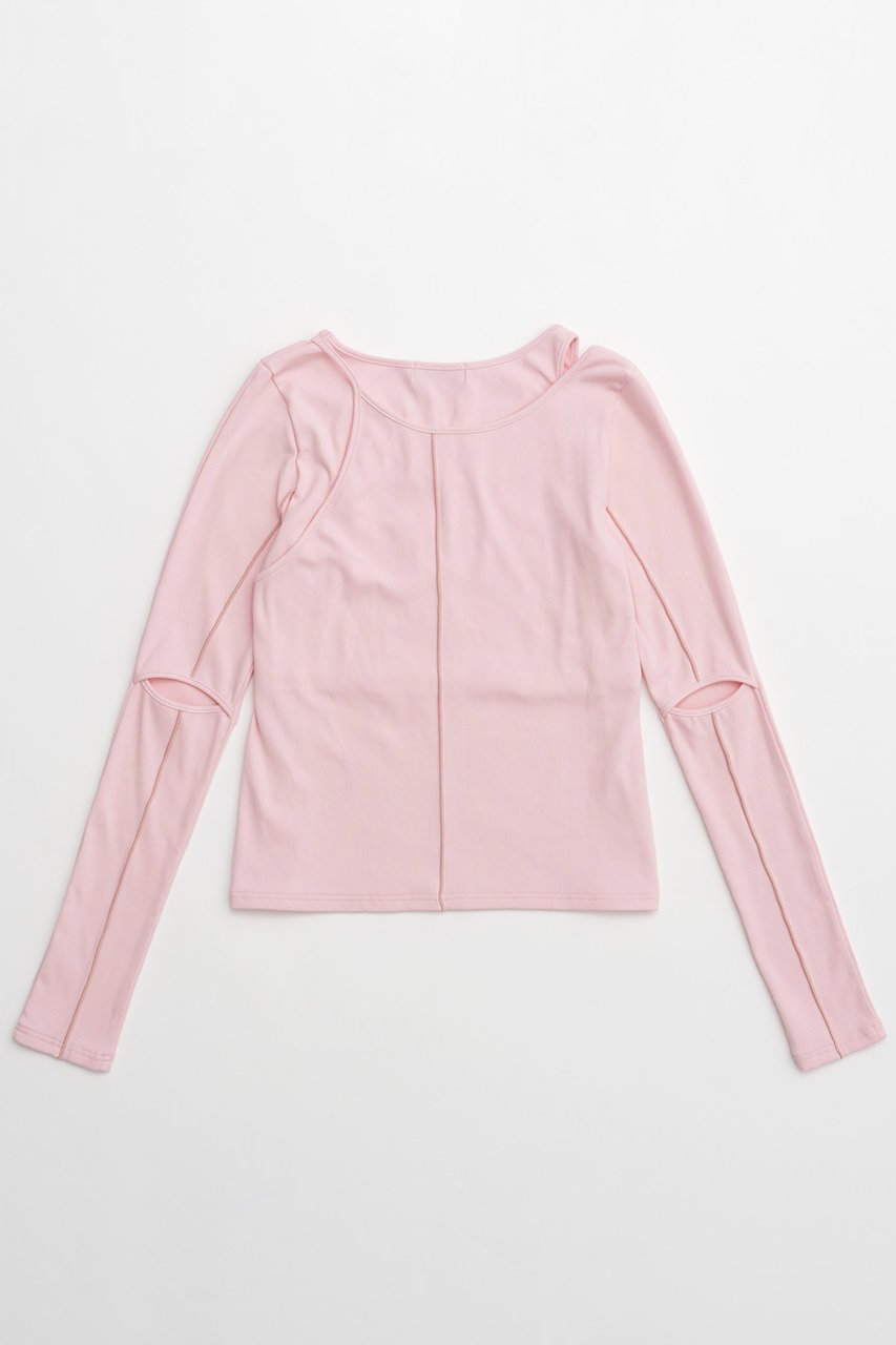 【メゾンスペシャル/MAISON SPECIAL】のRandom Cut Tops/ランダムカットトップス 人気、トレンドファッション・服の通販 founy(ファニー) 　ファッション　Fashion　レディースファッション　Fashion for Women　トップス・カットソー　Cut & Sew Tops　シャツ・ブラウス・オフィスカジュアル　Elegant Blouses & Button-Ups　ロングTシャツ・Tシャツ　Longline T-Shirts & Tees　カットソー・ベーシックTシャツ　Cut-and-Sewn Tops / Stretch Tees & Basics　カットソー　Cut and Sewn Top　スリーブ　Sleeve, Long Sleeve / Short Sleeve　ドッキング　Docking, Mixed Material　ロング　Long, Long-Length　other-5|ID: prp329100004055804 ipo3291000000032895606