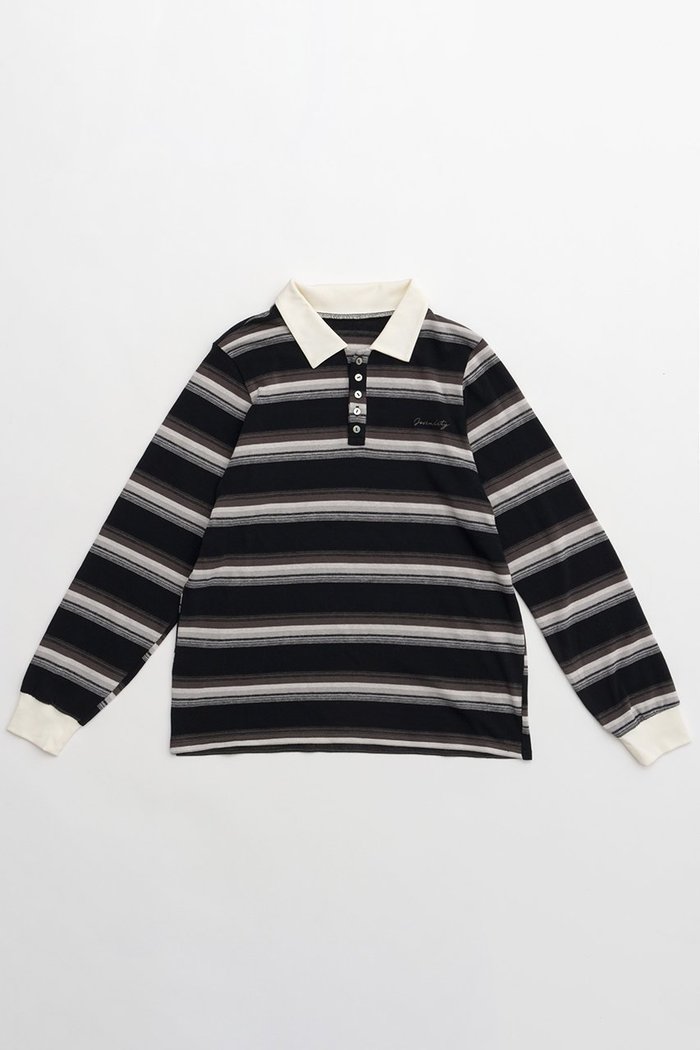 【メゾンスペシャル/MAISON SPECIAL】のMulti Border Polo Shirt/マルチボーダーポロシャツ インテリア・キッズ・メンズ・レディースファッション・服の通販 founy(ファニー) https://founy.com/ ファッション Fashion レディースファッション WOMEN トップス・カットソー Tops/Tshirt シャツ/ブラウス Shirts/Blouses ロング / Tシャツ T-Shirts ポロシャツ Polo Shirts カットソー Cut and Sewn カットソー Cut And Sew スリーブ Sleeve ボーダー Border ロング Long |ID: prp329100004055805 ipo3291000000027306530