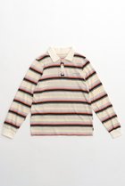 【メゾンスペシャル/MAISON SPECIAL】のMulti Border Polo Shirt/マルチボーダーポロシャツ 人気、トレンドファッション・服の通販 founy(ファニー) ファッション Fashion レディースファッション WOMEN トップス・カットソー Tops/Tshirt シャツ/ブラウス Shirts/Blouses ロング / Tシャツ T-Shirts ポロシャツ Polo Shirts カットソー Cut and Sewn カットソー Cut And Sew スリーブ Sleeve ボーダー Border ロング Long thumbnail WHT(ホワイト)|ID: prp329100004055805 ipo3291000000027306532