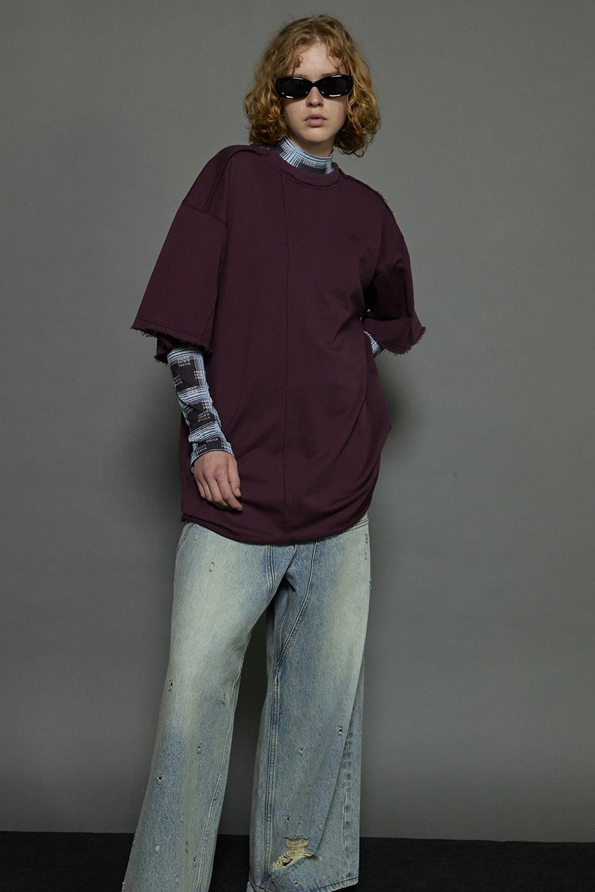 【メゾンスペシャル/MAISON SPECIAL】のBig Sweatshirt Tunic/ビッグスウェットチュニック 人気、トレンドファッション・服の通販 founy(ファニー) 　ファッション　Fashion　レディースファッション　Fashion for Women　トップス・カットソー　Cut & Sew Tops　シャツ・ブラウス・オフィスカジュアル　Elegant Blouses & Button-Ups　レディースパーカー・カジュアルフーディー　Casual Hoodies & Sweatshirts　ロングTシャツ・Tシャツ　Longline T-Shirts & Tees　スウェット・クルーネックトップス　Sweatshirts & Crewnecks / Relaxed Fit Sweat Tops　カットソー・ベーシックTシャツ　Cut-and-Sewn Tops / Stretch Tees & Basics　インナー　Innerwear　ショート　Short, Short Length　スウェット / スエット　Sweatshirt, Sweatwear　スリット　Slit, Slit Detail　スリーブ　Sleeve, Long Sleeve / Short Sleeve　チュニック　Tunic, Long Top　ビッグ　Big, Oversized　冬　Winter / This Winter　夏　Summer　春　Spring　other-7|ID: prp329100004055806 ipo3291000000032912566