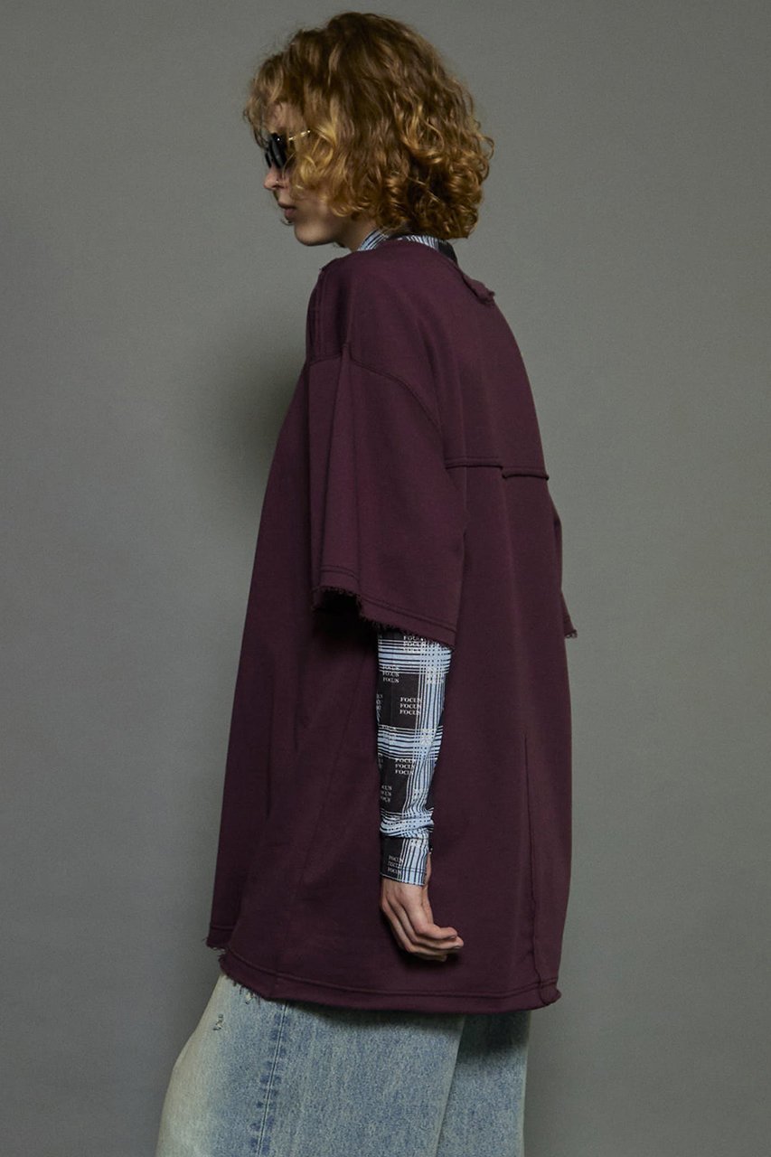 【メゾンスペシャル/MAISON SPECIAL】のBig Sweatshirt Tunic/ビッグスウェットチュニック 人気、トレンドファッション・服の通販 founy(ファニー) 　ファッション　Fashion　レディースファッション　Fashion for Women　トップス・カットソー　Cut & Sew Tops　シャツ・ブラウス・オフィスカジュアル　Elegant Blouses & Button-Ups　レディースパーカー・カジュアルフーディー　Casual Hoodies & Sweatshirts　ロングTシャツ・Tシャツ　Longline T-Shirts & Tees　スウェット・クルーネックトップス　Sweatshirts & Crewnecks / Relaxed Fit Sweat Tops　カットソー・ベーシックTシャツ　Cut-and-Sewn Tops / Stretch Tees & Basics　インナー　Innerwear　ショート　Short, Short Length　スウェット / スエット　Sweatshirt, Sweatwear　スリット　Slit, Slit Detail　スリーブ　Sleeve, Long Sleeve / Short Sleeve　チュニック　Tunic, Long Top　ビッグ　Big, Oversized　冬　Winter / This Winter　夏　Summer　春　Spring　other-8|ID: prp329100004055806 ipo3291000000032912573