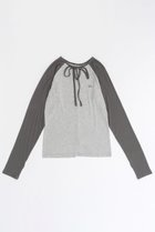 【メゾンスペシャル/MAISON SPECIAL】のCashmere Silk Combination Tops/カシミヤシルクコンビトップス 人気、トレンドファッション・服の通販 founy(ファニー) ファッション Fashion レディースファッション WOMEN トップス・カットソー Tops/Tshirt シャツ/ブラウス Shirts/Blouses ロング / Tシャツ T-Shirts カットソー Cut and Sewn インナー Inner シルク Silk ストレッチ Stretch スリーブ Sleeve リボン Ribbon ロング Long 再入荷 Restock/Back In Stock/Re Arrival thumbnail GRY(グレー)|ID: prp329100004055808 ipo3291000000027306544