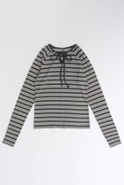 【メゾンスペシャル/MAISON SPECIAL】のCashmere Silk Combination Tops/カシミヤシルクコンビトップス 人気、トレンドファッション・服の通販 founy(ファニー) ファッション Fashion レディースファッション WOMEN トップス・カットソー Tops/Tshirt シャツ/ブラウス Shirts/Blouses ロング / Tシャツ T-Shirts カットソー Cut and Sewn インナー Inner シルク Silk ストレッチ Stretch スリーブ Sleeve リボン Ribbon ロング Long 再入荷 Restock/Back In Stock/Re Arrival thumbnail MLT1(マルチカラー)|ID: prp329100004055808 ipo3291000000027306546