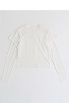 【メゾンスペシャル/MAISON SPECIAL】のMultiway Layered Tops/マルチウェイレイヤードトップス 人気、トレンドファッション・服の通販 founy(ファニー) ファッション Fashion レディースファッション WOMEN トップス・カットソー Tops/Tshirt シャツ/ブラウス Shirts/Blouses ロング / Tシャツ T-Shirts カットソー Cut and Sewn ストレッチ Stretch スリーブ Sleeve ロング Long 半袖 Short Sleeve thumbnail WHT(ホワイト)|ID: prp329100004055809 ipo3291000000027306550