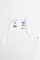 【メゾンスペシャル/MAISON SPECIAL】のSponsor Logo Print Long Sleeve T-shirt/スポンサーロゴロンTEE WHT(ホワイト)|ID:prp329100004055812