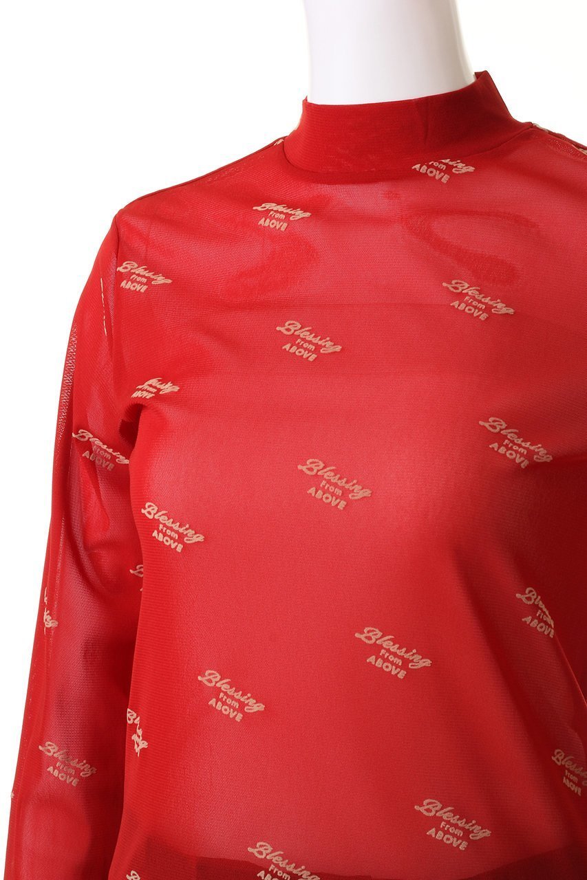 【メゾンスペシャル/MAISON SPECIAL】のBLESSING Flocky Print Turtleneck Tops/BLESSINGフロッキータートルトップス 人気、トレンドファッション・服の通販 founy(ファニー) 　ファッション　Fashion　レディースファッション　Fashion for Women　トップス・カットソー　Cut & Sew Tops　シャツ・ブラウス・オフィスカジュアル　Elegant Blouses & Button-Ups　ロングTシャツ・Tシャツ　Longline T-Shirts & Tees　カットソー・ベーシックTシャツ　Cut-and-Sewn Tops / Stretch Tees & Basics　タートルネック・ハイネックトップス　Turtlenecks & High-Neck Tops　グラフィック　Graphic, Graphic Design　ジャケット　Jacket, Outerwear　スタイリッシュ　Stylish, Fashionable　スリーブ　Sleeve, Long Sleeve / Short Sleeve　羽織　Haori, Light Jacket　メッシュ　Mesh, Net Fabric　ロング　Long, Long-Length　other-5|ID: prp329100004055813 ipo3291000000032920602
