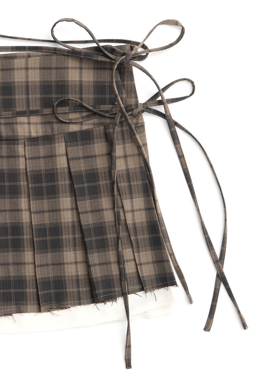 【メゾンスペシャル/MAISON SPECIAL】のPleats Wrap Mini Skirt/プリーツラップミニスカート 人気、トレンドファッション・服の通販 founy(ファニー) 　ファッション　Fashion　レディースファッション　Fashion for Women　スカート　Skirts　ミニスカート　Mini Skirts　シャドー　Shadow, Subtle Pattern　ストライプ　Stripe, Striped Pattern　チェック　Check, Plaid, Tartan　プリーツ　Pleats, Pleated　ミニスカート　Mini Skirt, Short Skirt　無地　Plain, Solid Color　ラップ　Wrap, Wrap Design　おすすめ　Recommended / Our Picks　other-2|ID: prp329100004055820 ipo3291000000032827013