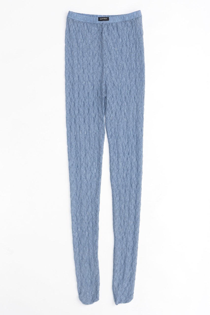 【メゾンスペシャル/MAISON SPECIAL】のLace Tights/レースタイツ インテリア・キッズ・メンズ・レディースファッション・服の通販 founy(ファニー) 　ファッション　Fashion　レディースファッション　Fashion for Women　タイツ＆レッグウェア&美脚効果　Tights & Sheer Legwear　レッグウェア・ストッキング　Legwear & Hosiery　ストッキング　Stockings, Sheer Tights　タイツ　Tights, Legwear　レース　Lace, Lace Fabric　別注　Limited Edition, Custom Order　BLU(ブルー)|ID: prp329100004055825 ipo3291000000032827696