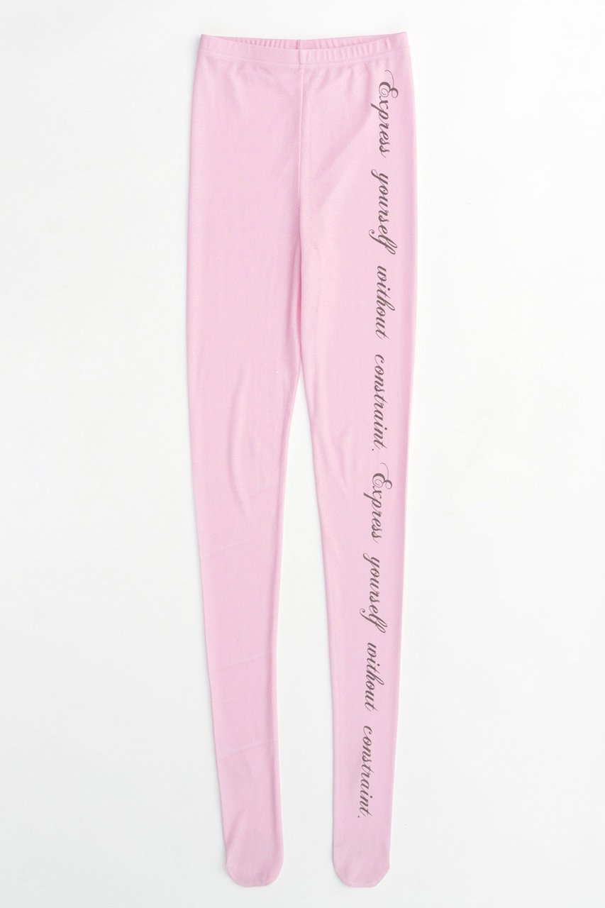 【メゾンスペシャル/MAISON SPECIAL】のLovely Logo Tights/ラブリーロゴタイツ インテリア・キッズ・メンズ・レディースファッション・服の通販 founy(ファニー) 　ファッション　Fashion　レディースファッション　Fashion for Women　タイツ＆レッグウェア&美脚効果　Tights & Sheer Legwear　レッグウェア・ストッキング　Legwear & Hosiery　ストッキング　Stockings, Sheer Tights　タイツ　Tights, Legwear　プリント　Print, Printed Pattern　PNK(ピンク)|ID: prp329100004055828 ipo3291000000032827707