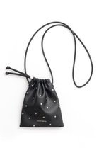 【メゾンスペシャル/MAISON SPECIAL】のStuds Drawstring Mobile Tote Bag/スタッズドローストリングモバイルトート BLK(ブラック)|ID:prp329100004055833