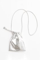 【メゾンスペシャル/MAISON SPECIAL】のStuds Drawstring Mobile Tote Bag/スタッズドローストリングモバイルトート SLV(シルバー)|ID: prp329100004055833 ipo3291000000036002113