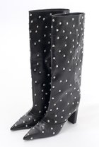 【メゾンスペシャル/MAISON SPECIAL】のStuds Loose Long Boots/スタッズルーズロングブーツ BLK(ブラック)|ID:prp329100004055834