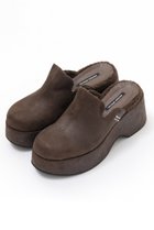 【メゾンスペシャル/MAISON SPECIAL】のMulti Fabric Sabot Sandals/マルチファブリックサボ 人気、トレンドファッション・服の通販 founy(ファニー) ファッション Fashion レディースファッション WOMEN ヴィンテージ Vintage 厚底 Platforms クッション Cushion サンダル Sandals スエード Suede トレンド Trend フィット Fit プレート Plate ミュール Mule ムートン Mouton メタリック Metallic おすすめ Recommend thumbnail BRN(ブラウン)|ID: prp329100004055835 ipo3291000000027306651