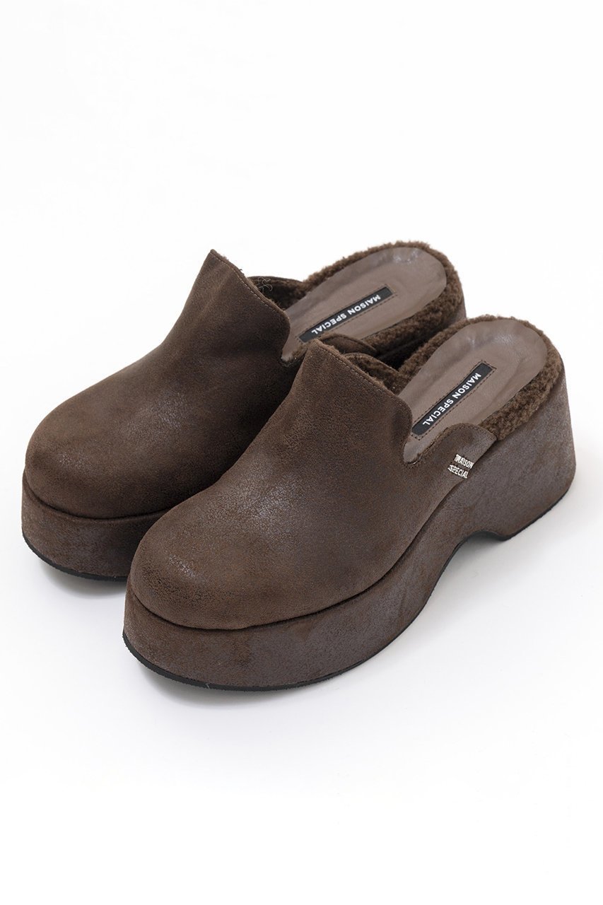 【メゾンスペシャル/MAISON SPECIAL】のMulti Fabric Sabot Sandals/マルチファブリックサボ インテリア・キッズ・メンズ・レディースファッション・服の通販 founy(ファニー) ファッション Fashion レディースファッション Fashion for Women ヴィンテージ Vintage Style 厚底 Platform Shoes クッション Cushion, Throw Pillow サンダル Sandals, Summer Shoes トレンド Trend, Trending Now フィット Fit, Slim Fit プレート Plate, Dish ミュール Mule, Backless Shoes ムートン Shearling, Mouton メタリック Metallic, Shiny Finish おすすめ Recommended / Our Picks BRN(ブラウン)|ID: prp329100004055835 ipo3291000000032861878
