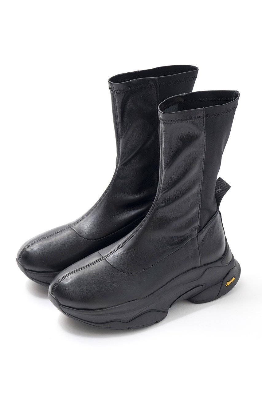 【メゾンスペシャル/MAISON SPECIAL】のVibram Stretch Boots/Vibramストレッチショートブーツ インテリア・キッズ・メンズ・レディースファッション・服の通販 founy(ファニー) 　ファッション　Fashion　レディースファッション　Fashion for Women　イタリア　Italy　クッション　Cushion, Throw Pillow　軽量　Lightweight, Ultra Light　ショート　Short, Short Length　ストレッチ　Stretch, Stretchy Fabric　スニーカー　Sneakers, Trainers　パフォーマンス　Performance, Active Function　ワーク　Workwear, Utility Style　ビジネス 仕事 通勤　Business / Work / Commuting　BLK(ブラック)|ID: prp329100004055836 ipo3291000000035689585