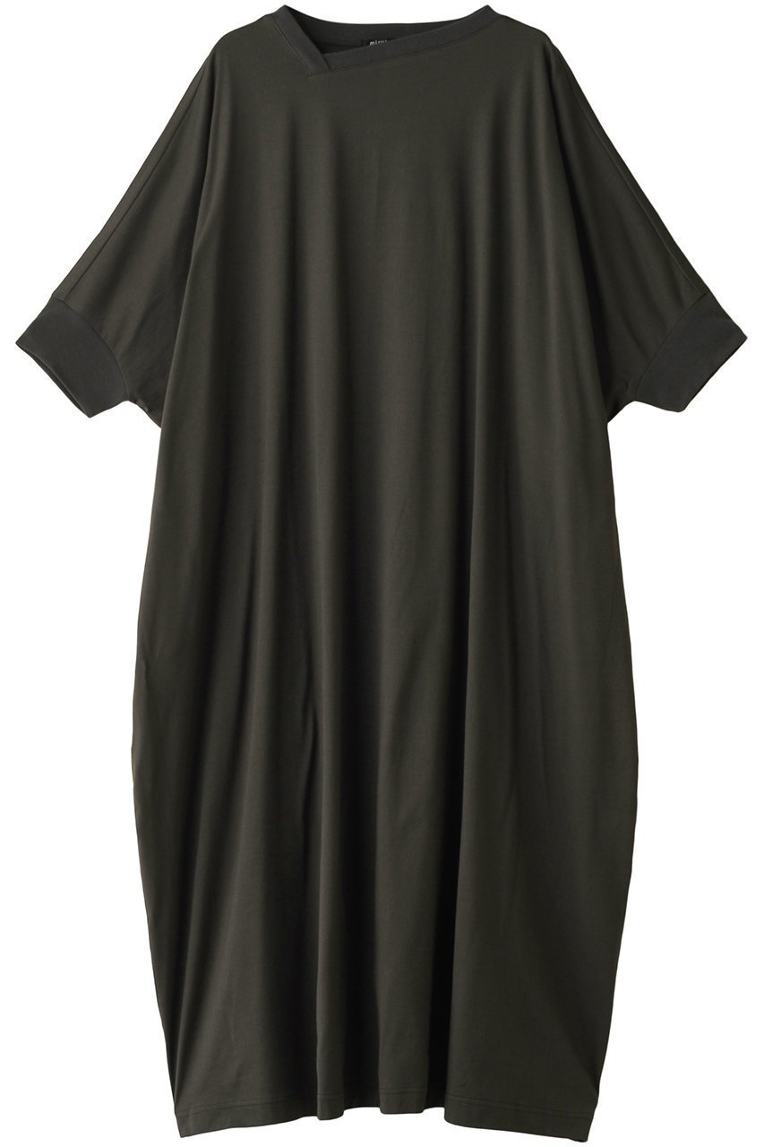 【ミズイロ インド/mizuiro ind】のasymmetry neck wide OP ワンピース インテリア・キッズ・メンズ・レディースファッション・服の通販 founy(ファニー) 　ファッション　Fashion　レディースファッション　Fashion for Women　ワンピース　Dresses　チュニック　Tunic Tops & Dresses　アシンメトリー　Asymmetrical Style　チュニック　Tunic, Long Top　リラックス　Relax, Relaxed Fit　ロング　Long, Long-Length　ワイド　Wide, Wide Fit　エレガント 上品　Elegant　c.gray|ID: prp329100004055843 ipo3291000000032894918