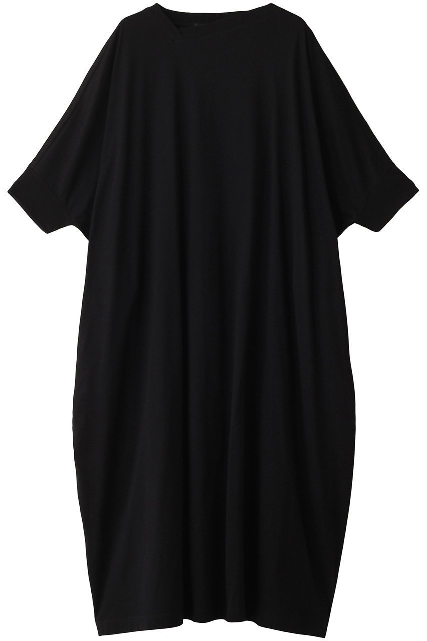 【ミズイロ インド/mizuiro ind】のasymmetry neck wide OP ワンピース インテリア・キッズ・メンズ・レディースファッション・服の通販 founy(ファニー) 　ファッション　Fashion　レディースファッション　Fashion for Women　ワンピース　Dresses　チュニック　Tunic Tops & Dresses　アシンメトリー　Asymmetrical Style　チュニック　Tunic, Long Top　リラックス　Relax, Relaxed Fit　ロング　Long, Long-Length　ワイド　Wide, Wide Fit　エレガント 上品　Elegant　black|ID: prp329100004055843 ipo3291000000032894922