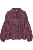 【アナイ/ANAYI】のバレエシューズプリントシャーリングブラウス 人気、トレンドファッション・服の通販 founy(ファニー) ファッション Fashion レディースファッション WOMEN シャーリング Shirring シューズ Shoes スリーブ Sleeve バレエ Ballet プリント Print ロング Long thumbnail ボルドー|ID: prp329100004055856 ipo3291000000027306720