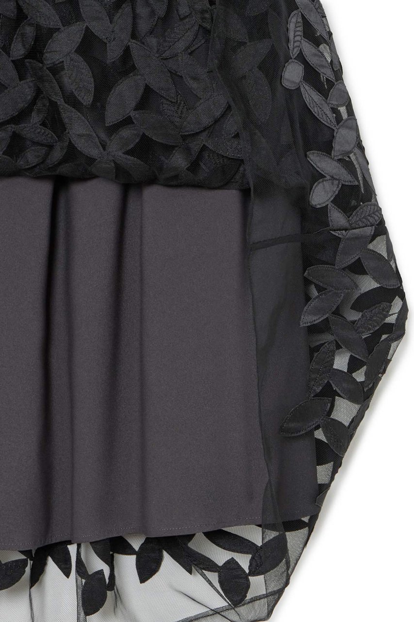 【アナイ/ANAYI】のリーフチュールタックフレアスカート 人気、トレンドファッション・服の通販 founy(ファニー) 　ファッション　Fashion　レディースファッション　Fashion for Women　スカート　Skirts　Aライン・フレアスカート　A-Line & Flared Skirts　ロングスカート　Long Skirts / Maxi & Midi Skirts　サテン　Satin, Glossy Fabric　シンプル　Simple, Minimal　チュール　Tulip, Tulip Motif　フレアースカート　Flared Skirt, A-Line Skirt　リーフ　Leaf, Botanical Leaf　ロング　Long, Long-Length　other-5|ID: prp329100004055858 ipo3291000000033705998