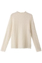 【アナイ/ANAYI】のストレッチレースモックネックプルオーバー オフホワイト|ID: prp329100004055859 ipo3291000000032919439