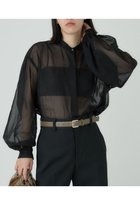 【カオス/Chaos】のコンションボイルブラウス 人気、トレンドファッション・服の通販 founy(ファニー) ファッション Fashion レディースファッション WOMEN トップス・カットソー Tops/Tshirt シャツ/ブラウス Shirts/Blouses ギャザー Gather スリーブ Sleeve フェミニン Feminine ロング Long エレガント 上品 Elegant thumbnail ブラック|ID: prp329100004055862 ipo3291000000027306735