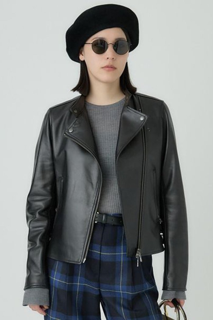 【カオス/Chaos】のコートニ-ライダース インテリア・キッズ・メンズ・レディースファッション・服の通販 founy(ファニー) https://founy.com/ ファッション Fashion レディースファッション Fashion for Women アウター Coat / Outerwear Collection コート・ロングコート・ピーコート Long Coats, Peacoats & More レディースジャケット・軽アウター Jackets ライダースジャケット / レザースタイル Riders Jackets & Biker Style おすすめ Recommended / Our Picks コンパクト Compact, Small Size ジャケット Jacket, Outerwear スタンド Stand Collar, Upright Stand ダブル Double, Double-Breasted フロント Front, Front Design ボトム Bottoms, Lower Wear ライダース Riders エレガント 上品 Elegant |ID: prp329100004055867 ipo3291000000032928045