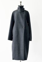 【カオス/Chaos】のスーペリアランロングコート 人気、トレンドファッション・服の通販 founy(ファニー) ファッション Fashion レディースファッション WOMEN アウター Coat Outerwear コート Coats スタンド Stand 人気 Popularity フロント Front メルトン Melton ロング Long thumbnail チャコール|ID: prp329100004055869 ipo3291000000027306753