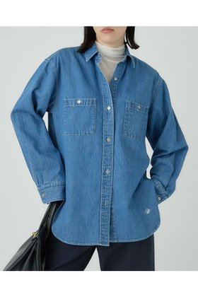 【カオス/Chaos】の【WHY NOT NOW】ウォーレンデニムシャツ 人気、トレンドファッション・服の通販 founy(ファニー) ファッション Fashion レディースファッション WOMEN トップス・カットソー Tops/Tshirt シャツ/ブラウス Shirts/Blouses おすすめ Recommend ストレート Straight スリーブ Sleeve デニム Denim モダン Modern ロング Long ワーク Work 羽織 Haori |ID:prp329100004058660