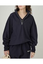 【カオス/Chaos】の【WHY NOT NOW】ウェルハーフジップスエット 人気、トレンドファッション・服の通販 founy(ファニー) ファッション Fashion レディースファッション WOMEN トップス・カットソー Tops/Tshirt シャツ/ブラウス Shirts/Blouses パーカ Sweats ロング / Tシャツ T-Shirts スウェット Sweat カットソー Cut and Sewn おすすめ Recommend ジップ Zip ループ Loop NEW・新作・新着・新入荷 New Arrivals thumbnail ネイビー|ID: prp329100004058663 ipo3291000000027326657