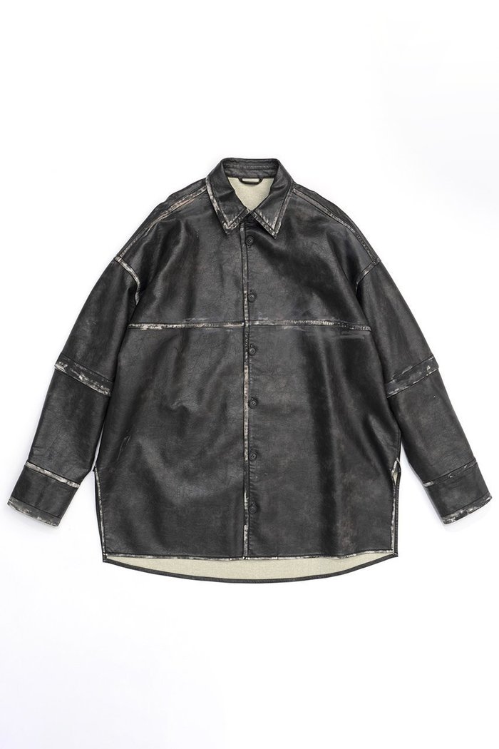 【メゾンスペシャル/MAISON SPECIAL】の2way Vegan Leather Shirt/2WAYヴィーガンレザーシャツ インテリア・キッズ・メンズ・レディースファッション・服の通販 founy(ファニー) https://founy.com/ ファッション Fashion レディースファッション WOMEN トップス・カットソー Tops/Tshirt シャツ/ブラウス Shirts/Blouses おすすめ Recommend スリーブ Sleeve ロング Long ヴィンテージ Vintage 半袖 Short Sleeve 軽量 Lightweight |ID: prp329100004060597 ipo3291000000027344999