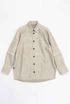 【メゾンスペシャル/MAISON SPECIAL】の2way faux Leather Shirt/2WAYフェイクレザーシャツ 人気、トレンドファッション・服の通販 founy(ファニー) ファッション Fashion レディースファッション Fashion for Women トップス・カットソー Cut & Sew Tops シャツ・ブラウス・オフィスカジュアル Elegant Blouses & Button-Ups おすすめ Recommended / Our Picks スリーブ Sleeve, Long Sleeve / Short Sleeve フェイクレザー Faux Leather, PU Leather ロング Long, Long-Length ヴィンテージ Vintage Style 半袖 Short Sleeve, Half Sleeve 軽量 Lightweight, Ultra Light thumbnail WHT(ホワイト)|ID: prp329100004060597 ipo3291000000032902451