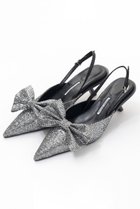 【メゾンスペシャル/MAISON SPECIAL】の2way Ribbon Mule/2WAYリボンミュール 人気、トレンドファッション・服の通販 founy(ファニー) ファッション Fashion レディースファッション WOMEN グリッター Glitter サンダル Sandals シンプル Simple ベルベット Velvet ミュール Mule リボン Ribbon レオパード Leopard thumbnail SLV(シルバー)|ID: prp329100004060615 ipo3291000000027345057