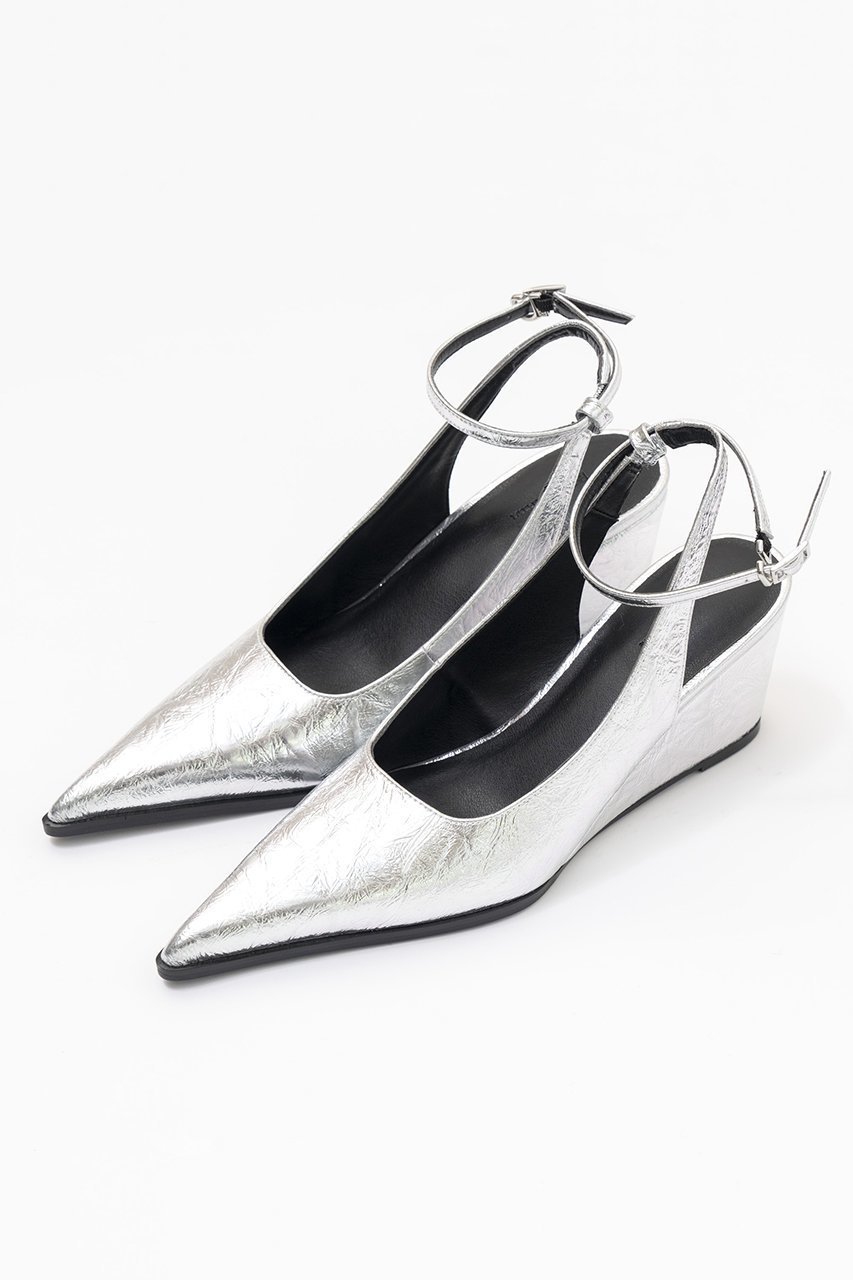【メゾンスペシャル/MAISON SPECIAL】の2way Wedge Sole Pumps/2WAYウェッジソールパンプス インテリア・キッズ・メンズ・レディースファッション・服の通販 founy(ファニー) ファッション Fashion レディースファッション Fashion for Women ウォッシュ Washed Finish クッション Cushion, Throw Pillow クラッシュ Distressed, Crashed Style トレンド Trend, Trending Now ファブリック Fabric, Textile フィット Fit, Slim Fit ポインテッド Pointed Toe, Sharp Toe ランダム Random, Irregular A/W・秋冬 Autumn/Winter SLV(シルバー)|ID: prp329100004060616 ipo3291000000032882206
