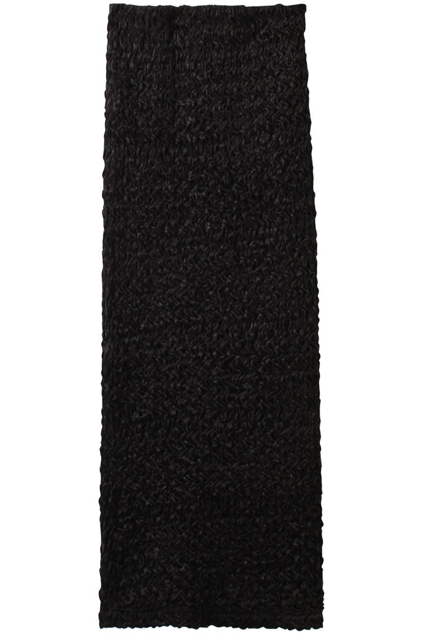 【メゾンスペシャル/MAISON SPECIAL】のShirring Velor Tight Skirt/シャーリングベロアタイトスカート インテリア・キッズ・メンズ・レディースファッション・服の通販 founy(ファニー) 　ファッション　Fashion　レディースファッション　Fashion for Women　スカート　Skirts　ロングスカート　Long Skirts / Maxi & Midi Skirts　シャーリング　Shirring, Ruched　スリット　Slit, Slit Detail　セットアップ　Set-Up, Coordinated Outfit　タイツ　Tights, Legwear　タイトスカート　Pencil Skirt, Tight Skirt　ベロア　Velour, Soft Velvet　マキシ　Maxi, Full Length　ロング　Long, Long-Length　おすすめ　Recommended / Our Picks　エレガント 上品　Elegant　BLK(ブラック)|ID: prp329100004060620 ipo3291000000036011927
