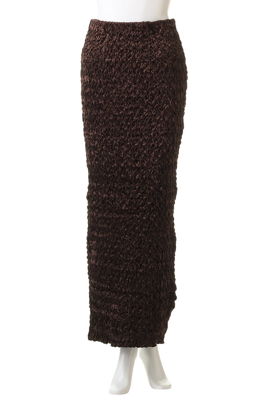 【メゾンスペシャル/MAISON SPECIAL】のShirring Velor Tight Skirt/シャーリングベロアタイトスカート 人気、トレンドファッション・服の通販 founy(ファニー) 　ファッション　Fashion　レディースファッション　Fashion for Women　スカート　Skirts　ロングスカート　Long Skirts / Maxi & Midi Skirts　シャーリング　Shirring, Ruched　スリット　Slit, Slit Detail　セットアップ　Set-Up, Coordinated Outfit　タイツ　Tights, Legwear　タイトスカート　Pencil Skirt, Tight Skirt　ベロア　Velour, Soft Velvet　マキシ　Maxi, Full Length　ロング　Long, Long-Length　おすすめ　Recommended / Our Picks　エレガント 上品　Elegant　other-2|ID: prp329100004060620 ipo3291000000036011931