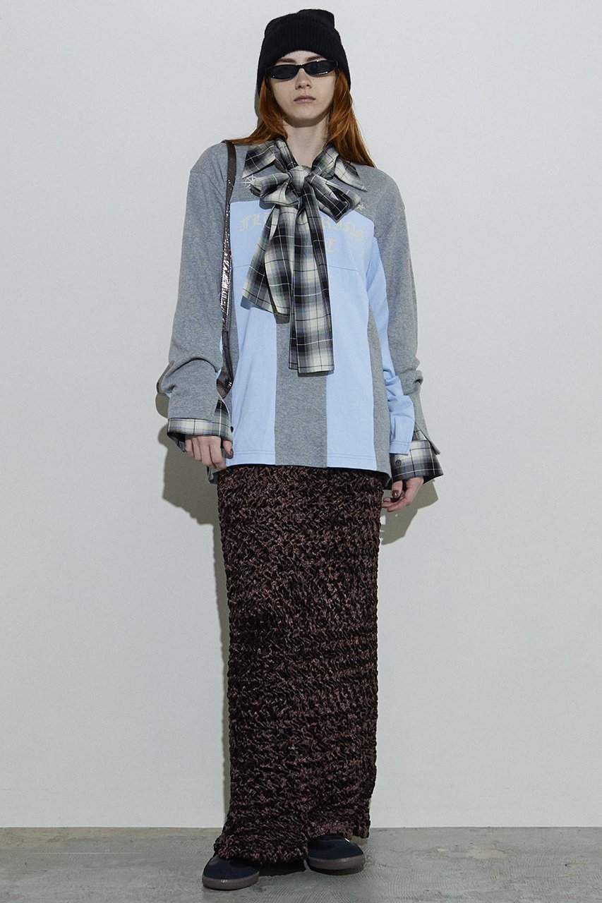 【メゾンスペシャル/MAISON SPECIAL】のShirring Velor Tight Skirt/シャーリングベロアタイトスカート 人気、トレンドファッション・服の通販 founy(ファニー) 　ファッション　Fashion　レディースファッション　Fashion for Women　スカート　Skirts　ロングスカート　Long Skirts / Maxi & Midi Skirts　シャーリング　Shirring, Ruched　スリット　Slit, Slit Detail　セットアップ　Set-Up, Coordinated Outfit　タイツ　Tights, Legwear　タイトスカート　Pencil Skirt, Tight Skirt　ベロア　Velour, Soft Velvet　マキシ　Maxi, Full Length　ロング　Long, Long-Length　おすすめ　Recommended / Our Picks　エレガント 上品　Elegant　other-7|ID: prp329100004060620 ipo3291000000036011938