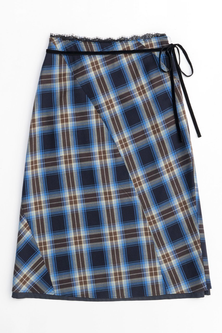 【メゾンスペシャル/MAISON SPECIAL】のCheckered Bias Seam Midi Skirt/チェックバイアスシームミモレスカート インテリア・キッズ・メンズ・レディースファッション・服の通販 founy(ファニー) 　ファッション　Fashion　レディースファッション　WOMEN　スカート　Skirt　ロングスカート　Long Skirt　キュプラ　Cupra　ジャケット　Jacket　セットアップ　Set Up　ソックス　Socks　チェック　Check　ドレープ　Drape　バイアス　Bias　ビスチェ　Bustier　ベスト　Vest　ベロア　Velor　ボトム　Bottom　メッシュ　Mesh　ロング　Long　おすすめ　Recommend　BLU(ブルー)|ID: prp329100004060621 ipo3291000000027345077