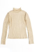 【メゾンスペシャル/MAISON SPECIAL】のShirring Stripe Sheer Knitwear/シャーリングストライプシアーニット BGE(ベージュ)|ID:prp329100004060626