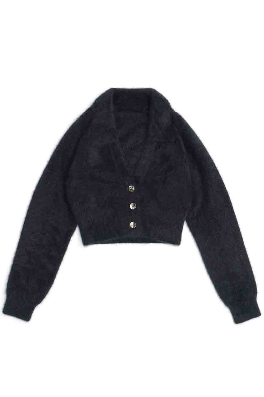 【メゾンスペシャル/MAISON SPECIAL】のFox Cashmere Knit Cardigan/フォックスカシミヤニットカーディガン インテリア・キッズ・メンズ・レディースファッション・服の通販 founy(ファニー) 　ファッション　Fashion　レディースファッション　WOMEN　トップス・カットソー　Tops/Tshirt　ニット　Knit Tops　カーディガン　Cardigans　カシミヤ　Cashmere　カーディガン　Cardigan　ショート　Short　シンプル　Simple　フォックス　Fox　ベスト　Vest　ベーシック　Basic　ワンポイント　One Point　今季　This Season　BLK(ブラック)|ID: prp329100004060627 ipo3291000000027345104