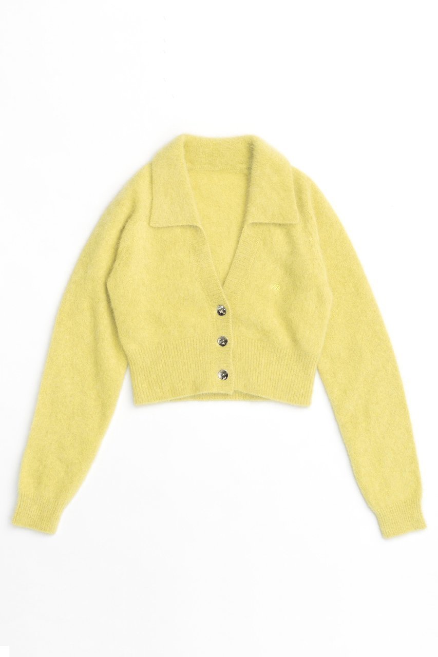 【メゾンスペシャル/MAISON SPECIAL】のFox Cashmere Knit Cardigan/フォックスカシミヤニットカーディガン インテリア・キッズ・メンズ・レディースファッション・服の通販 founy(ファニー) 　ファッション　Fashion　レディースファッション　WOMEN　トップス・カットソー　Tops/Tshirt　ニット　Knit Tops　カーディガン　Cardigans　カシミヤ　Cashmere　カーディガン　Cardigan　ショート　Short　シンプル　Simple　フォックス　Fox　ベスト　Vest　ベーシック　Basic　ワンポイント　One Point　今季　This Season　YEL(イエロー)|ID: prp329100004060627 ipo3291000000027345105