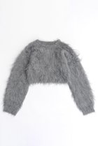 【メゾンスペシャル/MAISON SPECIAL】のShaggy Short Length Knitwear/シャギーショートニット GRY(グレー)|ID:prp329100004060628